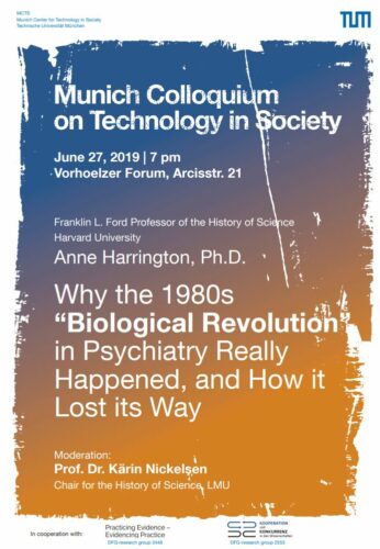 Talk by Anne Harrington: Why the 1980s “Biological Revolution” in Psychiatry Really Happened, and How it Lost its Way, Jun 27, 2019
