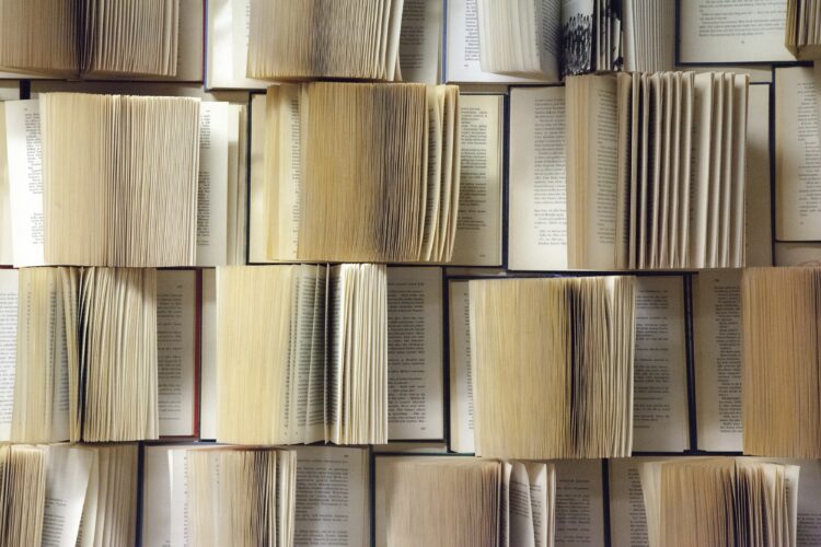 Free pile of open books photo, public domain CC0 image │ via rawpixel