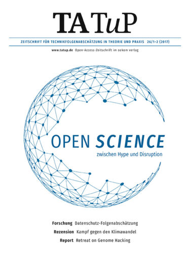 Publication: S. Dickel, “Öffnung für alle - Einlösung oder Erosion des Projekts moderner Wissenschaft?”