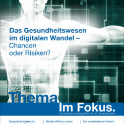 Publication: M. Gadebusch Bondio, “Digitalisierung der Medizin”